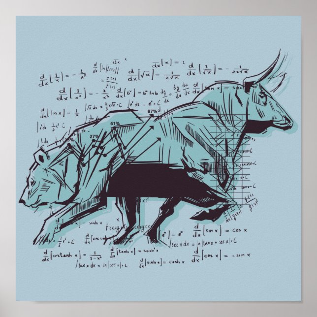 Stock Market Analysis Finance Poster (Front)