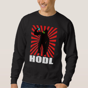 Stock Market Apes Green Eyes Meme Hodl Trading Inv Sweatshirt