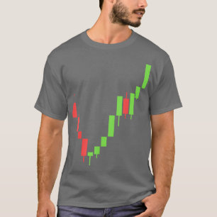 Stock Market Bitcoin Day Trader Candle Stick T-Shirt