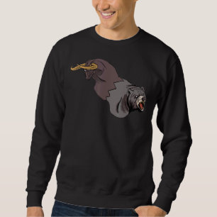 Stock Market Bull And Bear Stocks Share Shares Ca Sweatshirt