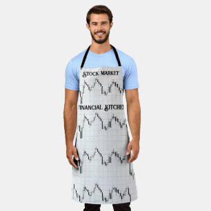  Stock Market Financial Kitchen Personalised Apron