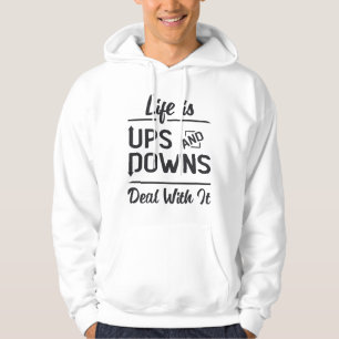Stock Market Life Is Ups And Downs Trader Trading Hoodie