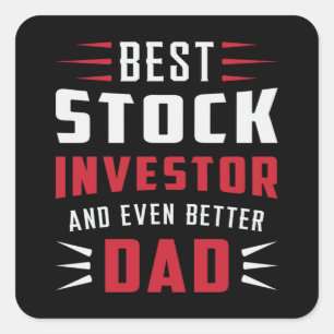 Stock Market Stock Investor Bull Trading Trader Square Sticker