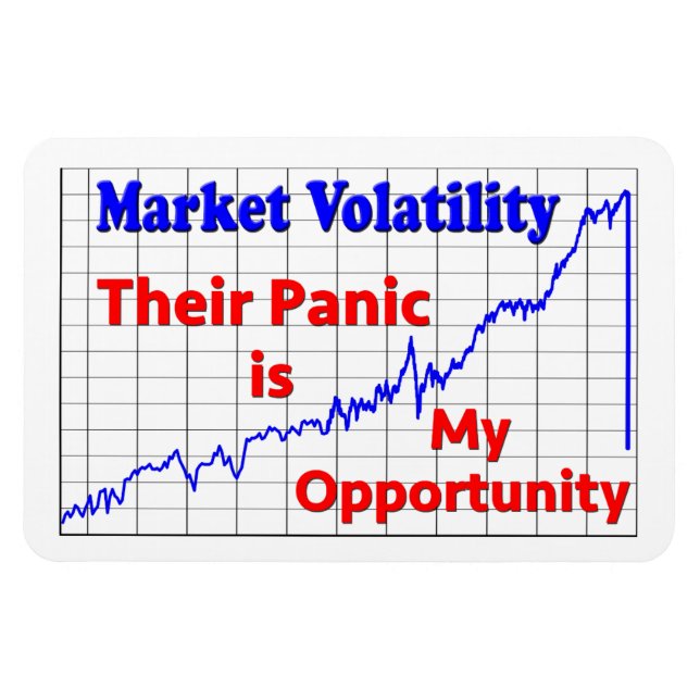 Stock Market Trading Panic Opportunity Magnet (Horizontal)
