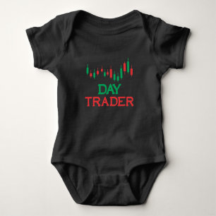 Stock Market Trading Sell Buy Day Trader Investor Baby Bodysuit