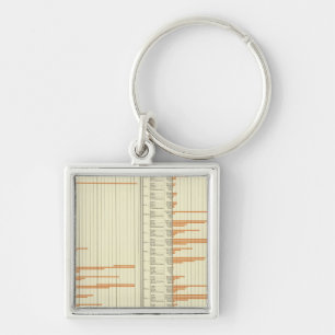 Stock on farms in 1880 key ring