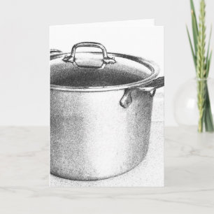 Stock Pot Blank Note Card
