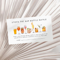Stock The Bar Couples Shower Bottle Raffle Ticket