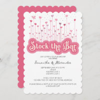Stock the Bar Pink Chic Couples Coed Bridal Shower
