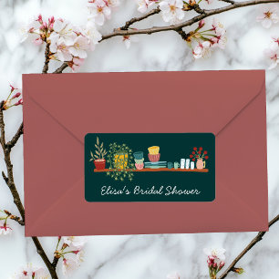 STOCK THE KITCHEN Bridal Shower CUSTOM Cute Label