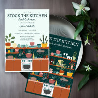 STOCK THE KITCHEN Bridal Shower Cute CUSTOM