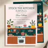 STOCK THE KITCHEN Bridal Shower Cute CUSTOM