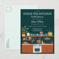 STOCK THE KITCHEN Bridal Shower Cute CUSTOM