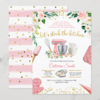 Stock the Kitchen Bridal Shower Invitation