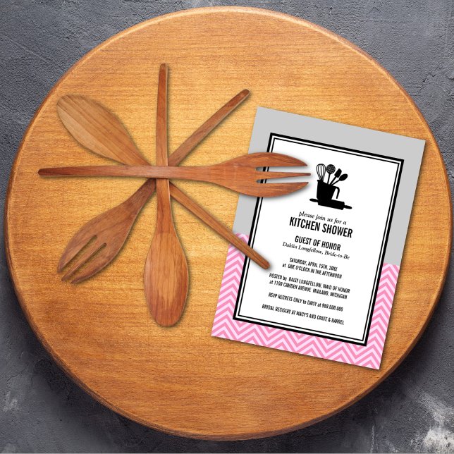 Stock the Kitchen Bridal Shower Invitations (Creator Uploaded)