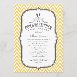 Stock the Kitchen Bridal Shower Invitations