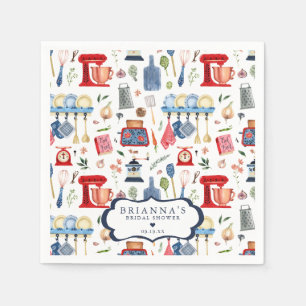 Stock the Kitchen Bridal Shower Personalised Napkin