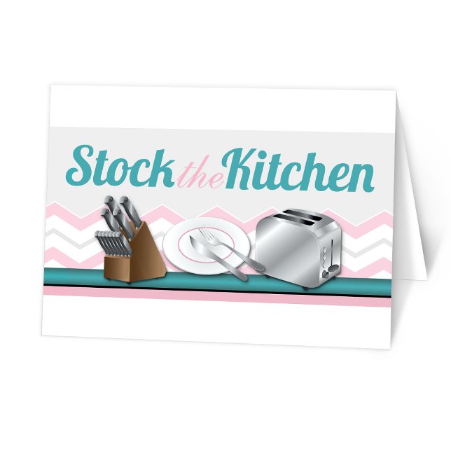 Stock the Kitchen Bridal Shower Thank You Cards (Creator Uploaded)