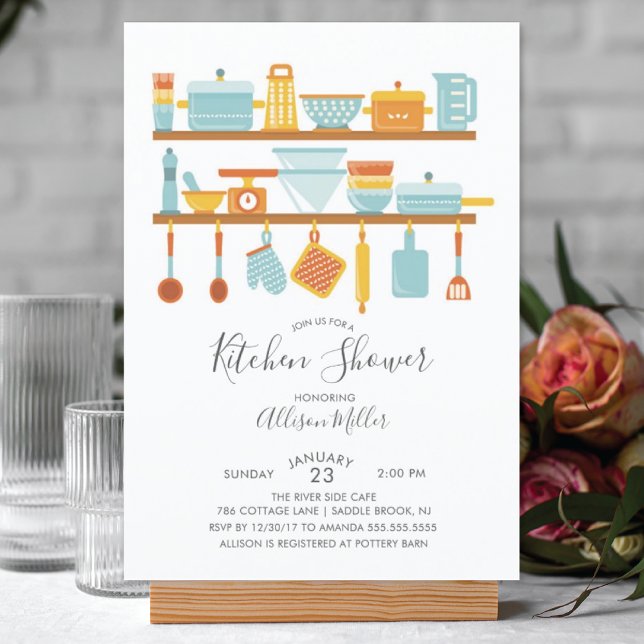 Stock The Kitchen Shower Invitations (Creator Uploaded)