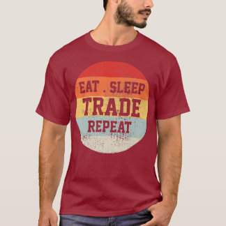 Stock Trader Trading Retro Vintage Funny Gift T-Shirt