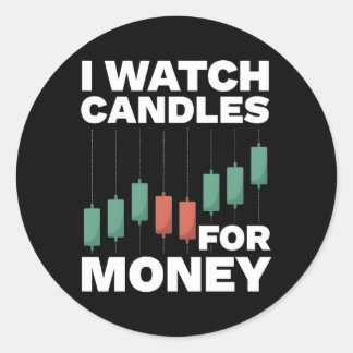 Stock Trading Stock Market Stock Trader Classic Round Sticker