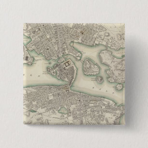Stockholm 15 Cm Square Badge