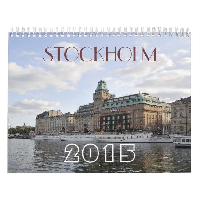 Stockholm Calendar (Cover)