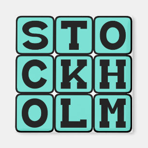 Stockholm, Capital of Sweden Magnet