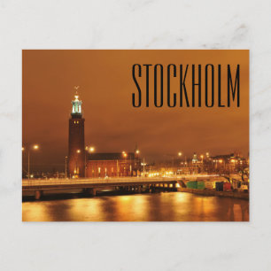 Stockholm City Hall, Sweden Postcard