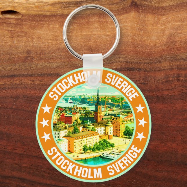 Stockholm                                          key ring (Front)