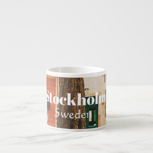 Stockholm Old Town, Gamla Stan, Sweden Souvenir Espresso Cup