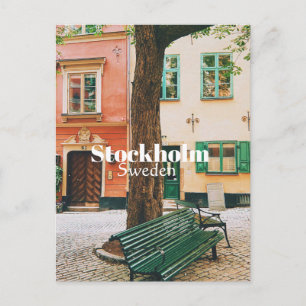 Stockholm Old Town, Gamla Stan, Sweden Souvenir Holiday Postcard