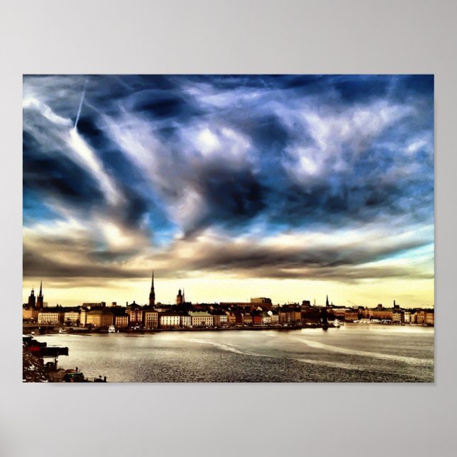 Stockholm Old Town Poster (Front)