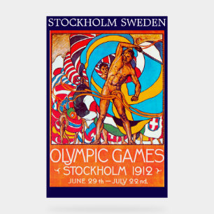 "Stockholm Olympics' 1912" Acrylic Sign