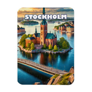 Stockholm, Scandinavian pearl Magnet