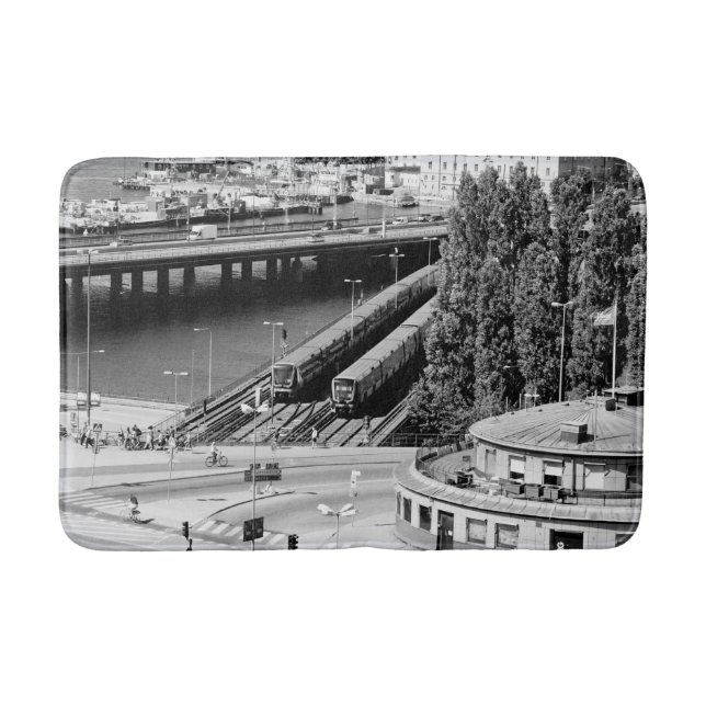 Stockholm slussen bath mat (Front)