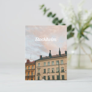 Stockholm Södermalm Cityscape Holiday Postcard