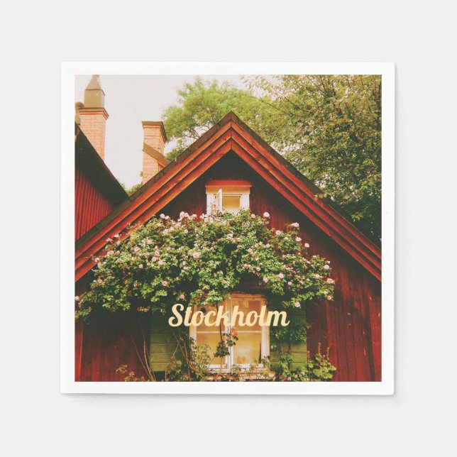 Stockholm, Södermalm, Sweden Napkin (Front)