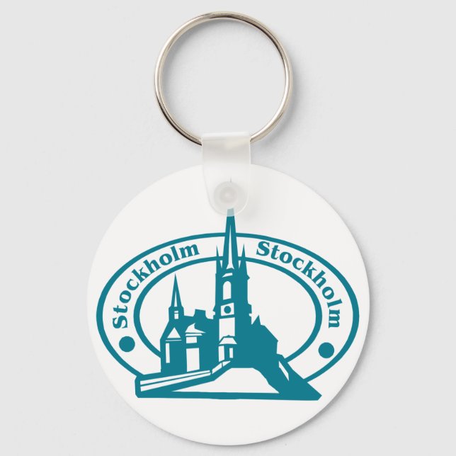Stockholm Stamp Key Ring (Front)