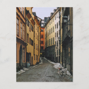 Stockholm Street Postcard