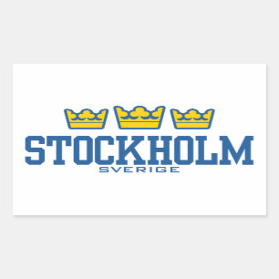 Stockholm Sverige Rectangular Sticker