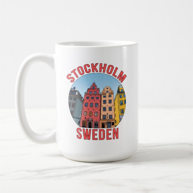 Stockholm Sweden Coffee Mug (Left)