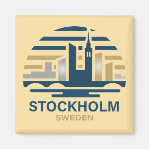Stockholm Sweden Europe Magnet