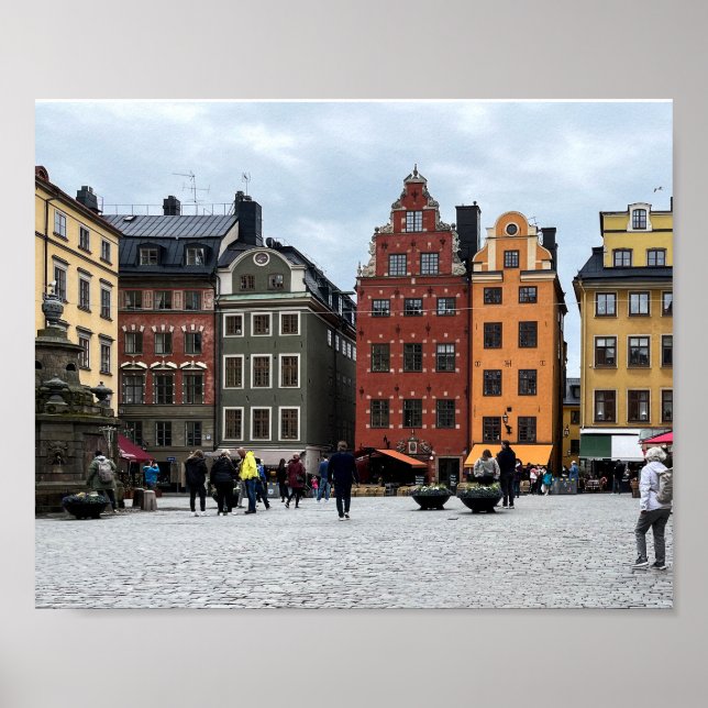 Stockholm Sweden Gamla stan Photograph Poster (Front)