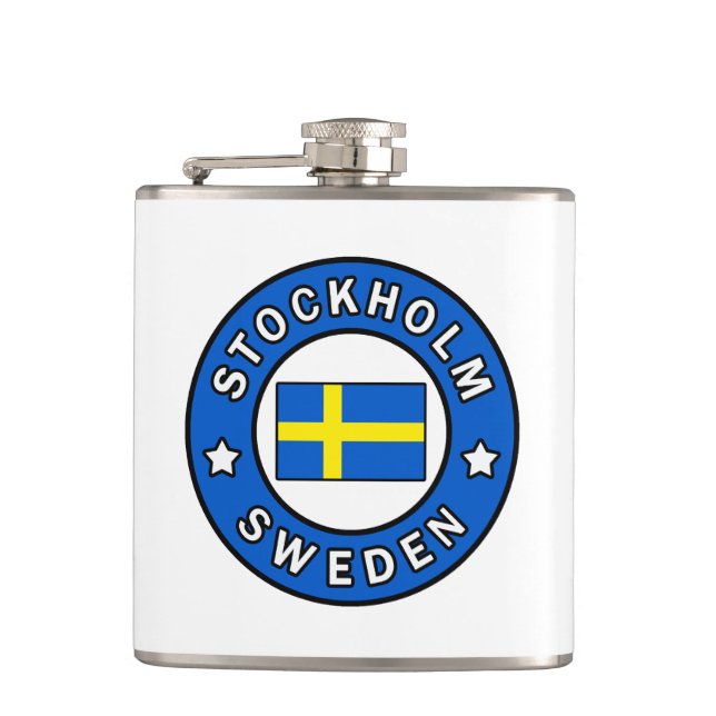 Stockholm Sweden Hip Flask (Front)