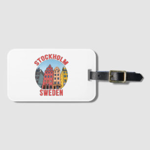 Stockholm Sweden Luggage Tag