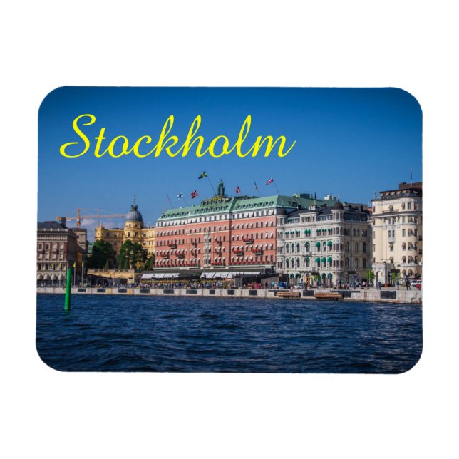 Stockholm Sweden Magnet (Horizontal)