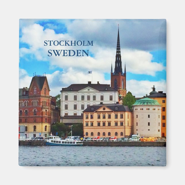 Stockholm, Sweden Magnet (Front)