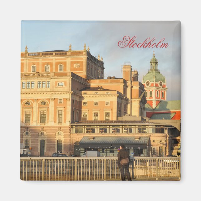 Stockholm, Sweden Magnet (Front)