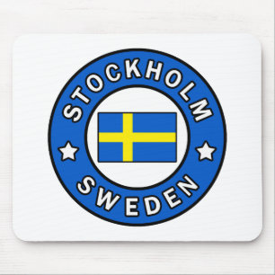 Stockholm Sweden Mouse Pad